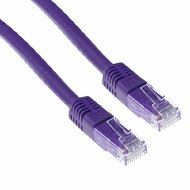 ACT CAT6A U-UTP Patch Cable 2m Purple - IB6602