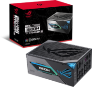 Asus - ROG THOR 1600W Titanium III tápegység 80+ Titanium ATX 3.1 - ROG-THOR-1600T3-GAMING