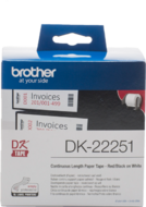 Brother DK-22251 folytonos szalagcímke 62mm x 15,24m öntapadós White