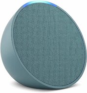 Amazon - Echo Pop Full sound compact Bluetooth smart speaker with Alexa - Midnight Turquoise - B09ZXG6WHN