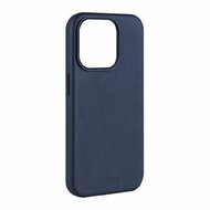 FIXED MagLeather valódi bőrtok, MagSafe támogatással iPhone 15 Pro-hoz, kék - FIXLM-1202-BL