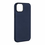 FIXED MagLeather valódi bőrtok, MagSafe támogatással iPhone 15 Plus-hoz, kék - FIXLM-1201-BL