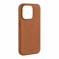 FIXED MagLeather valódi bőrtok, MagSafe támogatással iPhone 15 Pro-hoz, barna - FIXLM-1202-BRW