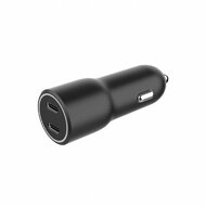 Gembird - 2-Port USB Car Charger Black - TA-UC-C2PD40-CAR-01