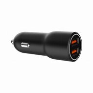 Gembird - 2-port USB Car Fast Charger Black - TA-UC-A2QC36-CAR-01