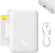 Baseus - PPCX070002 Magnetic Mini 10000mAh fehér powerbank