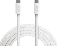Delight - kábel - Type-C - Type-C töltőkábel - adatkábel 5 A - 240 W, 1m, fehér - 55555WH-1