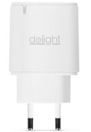 Delight - Telefon töltő - 1db Type-C PD20W gyorstöltéssel, Fehér - 55046WH