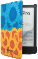 POCKETBOOK e-book tok - PB629, PB634 gyári Tok sunflower print