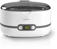 Nedis JECL110WT ultrahangos ékszertisztító, 180W, LED kijelző, időzítő funkció, rozsdamentes acél tartály