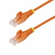 Startech - 1,5 m-es narancssárga vékony CAT6 Ethernet kábel - N6PAT150CMORS