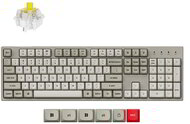 Keychron C2 Pro 8K USB-C magyar Super Banana mechanikus billentyűzet szürke