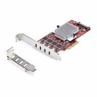 Startech - 4 portos USB Type-C PCIe kártya, USB 3.2 10Gbps, USB-C PCI Express bővítőkártya - P10Q4C-USB-CARD