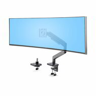 Startech - Asztali monitortartó akár 49 hüvelykes, 32:9 képarányú, ultraszéles ívelt képernyőkhöz - H1M1AG1-MONITOR-ARM