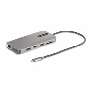 Startech - USB-C hárommonitoros többportos adapter - 154B-USBC-MULTIPORT