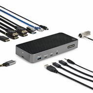 Startech - USB-C hárommonitoros dokkolóállomás - 116E-USBC-DOCK