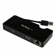 Startech - Utazó dokkolóállomás laptopokhoz - USB3SMDOCKHV