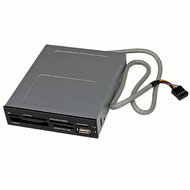 Startech - USB 2.0 belső többfunkciós kártyaolvasó/író - 35FCREADBK3