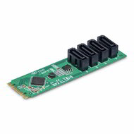 Startech - 4 portos M.2 - SATA adapterkártya - 4P-SATA-M2-ADAPTER