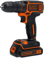 Black&Decker 18V 1.5Ah Li-Ion akkus fúrócsavarozó - BDCDC18B-QW