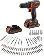 Black&Decker 18V 1.5Ah Li-Ion akkus fúrócsavarozó - BDCDC18B-QW