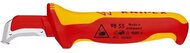 KNIPEX Kábelcsupaszító kés 155 mm VDE talpas