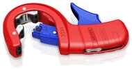 KNIPEX Csővágó DP50 O 32, 40 vagy 50 mm-es átmérőjű magas hőmérsékletű és egyéb műanyag csövek vágása