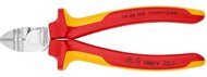KNIPEX Oldalcsípő fogó kábelcsupaszító funkcióval, 1000V szigetelt, krómozott, 160mm, 14 26 160