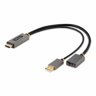 Startech - 30 cm-es HDMI - DisplayPort adapterkábel - 128-HDMI-DISPLAYPORT