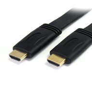 Startech - 1,8 m-es lapos, nagy sebességű HDMI-kábel - HDMIMM6FL