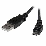 Startech - 1 m-es Micro USB kábel - A - felfelé ferde Micro B csatlakozó - USBAUB1MU
