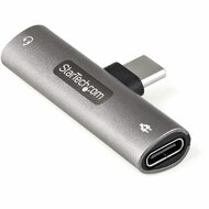 Startech - USB C audio- és töltőadapter - CDP235APDM