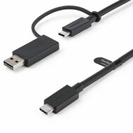 Startech - 1 m-es (3,3 láb) USB-C kábel USB-A adapterrel - USBCCADP
