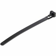 Startech - 100 darabos 12 cm újrafelhasználható kábelkötegelők - CBMZTRB5BK