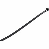 Startech - 100 darabos 25 cm-es újrafelhasználható kábelkötegelők - CBMZTRB10BK
