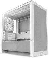 NZXT - H3 Flow (2025) számítógépház - Matt fehér - CC-H31FW-01
