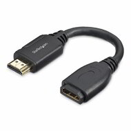 Startech - 6 hüvelykes (15 cm-es) HDMI portvédő kábel - HD2MF6INL
