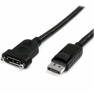 Startech - 91 cm-es (3 láb) panelre szerelhető DisplayPort kábel - DPPNLFM3PW