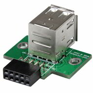 Startech - 2 portos USB alaplap fejléc adapter - USBMBADAPT2