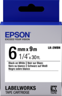 Epson - TAPE LK-2WBN STD BLK-/WHT 6/9