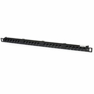 Startech - 24 portos 0,5U Cat5e patchpanel - PANELHU24