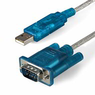 Startech - 91 cm-es (3 láb) 1 portos USB - RS232 DB9 soros adapterkábel, USB - soros adapterkábel - M/M - ICUSB232SM3