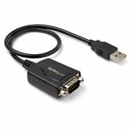 Startech - 30 cm-es (1 láb) 1 portos professzionális USB-soros adapterkábel COM-rögzítéssel, USB-RS232 adapter - TAA - ICUSB2321X