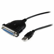 Startech - 1,8 méteres USB - DB25 párhuzamos nyomtató adapterkábel - Férfi/Női - ICUSB1284D25