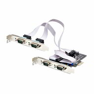 Startech - 4 portos soros PCIe kártya - PS74ADF-SERIAL-CARD