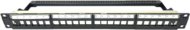 NIKOMAX Patch panel STP, Keystone, 24 portos, 1U - NMC-RP24S-BLANK-ST-1U-BK