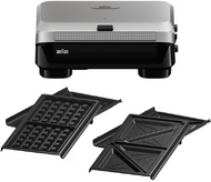 Braun - SM5005 2in1 ezüst gofri - szendvicssütő