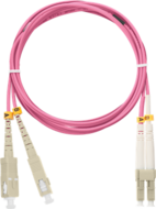 NIKOMAX - SC - LC, MM 50/125, OM4, duplex, 5m, magenta - NMF-PC2M4C2-SCU-LCU-005