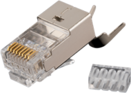 NIKOMAX Csatlakozó Dugó UTP, CAT6, 8P8C, RJ45, 100 db-os csomag - NMC-RJ88RZ50SE3-T-100