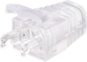 NIKOMAX Törésgátló RJ45, 6,5mm, CAT6a, 100 db-os csomag - NMC-RJBOOT65S-TR-100